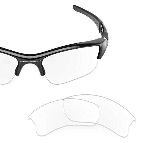 Revant Replacement Lenses for Oakley Flak Jacket XLJ Crystal Clear Asian Fit