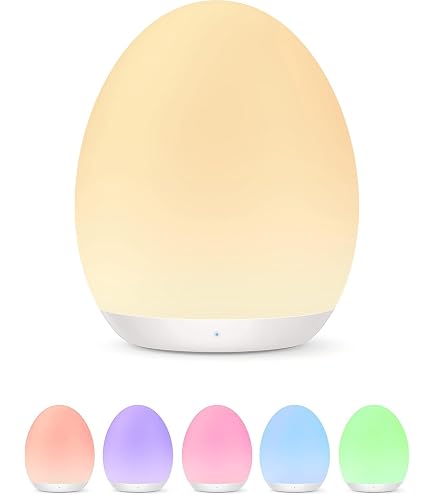 TULIO Color Changing Night Light With Remote – 12 Colors, USB Powered, Kids Bedroom Lamp