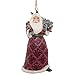 Enesco 4058757 Victorian Santa with Tree Ornament, Multi Color