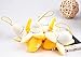 TECH-P® Creative Life Mini Peel Soft Banana Phone Bag Keychain Pendant Decoration for Home Wall Party Decorations (Banana 10/Set-1.5