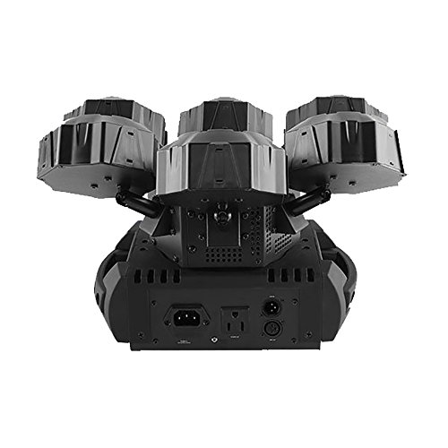 CHAUVET DJ Helicopter Q6 Multi-Effect Light w/SMD Strobe and Red/Green Laser on Rotation Base | Laser & Strobe Effects