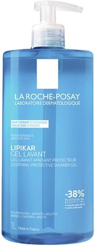 Lipikar Gel Doccia Lenitivo Protettivo, Pelle Idratata, 1L