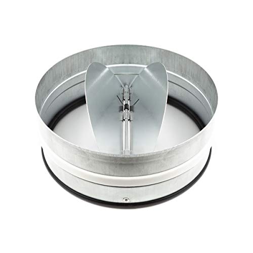 neverest RKI 6" Professional Backdraft Damper Inline Spring Loaded
