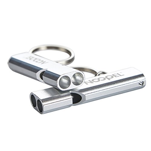 Noopel Emergency Whistles Lifeguard Safety Whistle with Lanyard and