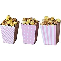 Popcorn Boxes, Pink, Pack of 36