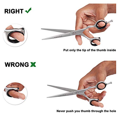 Hair scissors 6.5 inch Hairdressing Scissors with Case Barber