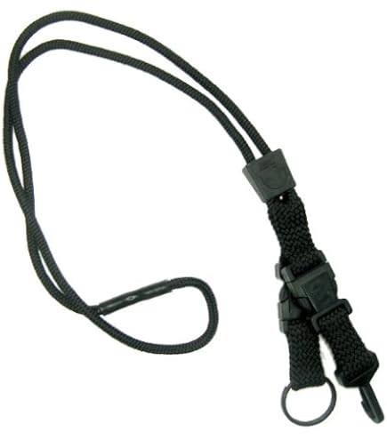 Amazon.com: EK Black Lanyard with Two Detachable Key Rings