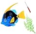 Robot Fish Toy Electric Bionic Fish with Smart Senor Diving Floating for Aquarium Pool Cute Magic Clownfish Electric Fish Fishing by Magical Imaginary(Set of 4)