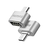 Joyshare Micro USB OTG to USB Adapter - Micro USB Male OTG to USB Female Adapter - Silver - 1 Pack