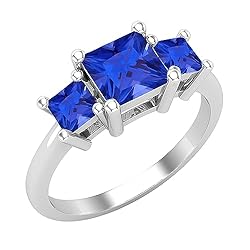 Dazzlingrock Collection Princess Lab Created Blue