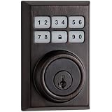 Kwikset SmartCode 910 Zigbee Contemporary Style Deadbolt with Home Connect, Venetian Bronze (99100-059)