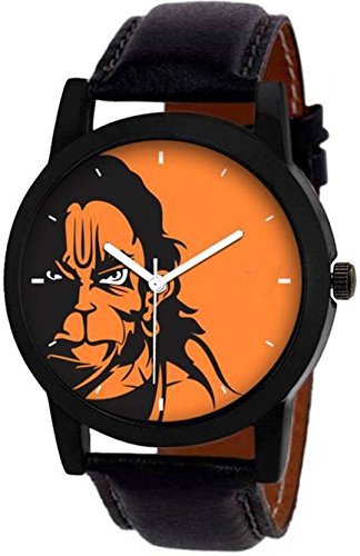 Analogue Hanuman Orange Dial Boy's & Men's Watch