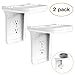 Wall Outlet Shelf Holder Charging Socket Power Perch Organizer, [up to 15lbs] [Easy Install] with Standard Vertical Outlet, Space Saving Solution for Echo/Google Home/Cell Phone/Smart Speaker(2 Pack)