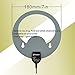 Indoor Antenna Chaowei DTA180G HD Antenna 50 Mile with Inline TV Antenna Amplifier,USB Powered Antenna with 16.5ft Long Coax Cable