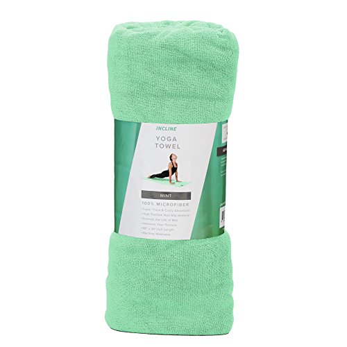 Incline Fit Microfiber Slip-Resistant Thick Yoga Towel