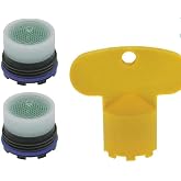 Neoperl Faucet Tom Thumb Size PCA Cache Standard Aerator Honeycomb Filter Screen 1.5 GPM, M16.5x1 With Tool Key Two Pack