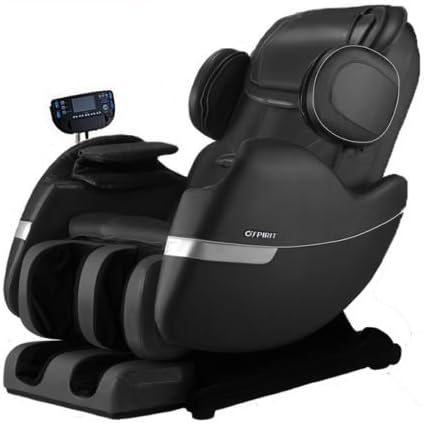 Electric Full Body Shiatsu Massage Chair Recliner Zero Gravity I Track 3yr Warranty! (Black)