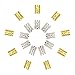170 Pieces Hair Cuffs Jewelry for Braids Strong Metal Iron Adjustable Dreadlocks beads Hair Decorations (Gold and Silver,Not Easy Break) by Messen