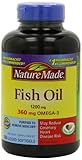 Nature Made Fish Oil Omega-3 1200mg, 180 Softgels (Pack of 3)
