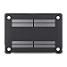 UESWILL Smooth Matte Hard Shell Case Cover Compatible with 2018 2019 MacBook Air 13 inch Retina Display & Touch ID & USB-C (Model A1932) + Microfibre Cleaning Cloth, Black