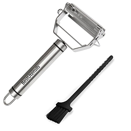 Best utensils multifunctional julienne tomato peeler with serrate…