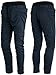 KAIUSI Men's Casual Jogging Harem Pants Running Trousers Medium Navy