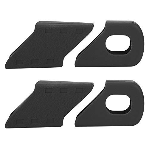 Jadeshay Bike Crank Protector,Silicone Bike Crank Protection Sleeve Arm Boots Protector Bicycle Accessory,4PCS (Color : Black) - Thumbnail 5