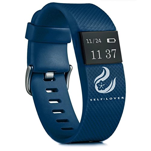 Leewa TW64S Bluetooth 4.0 Pedometer Sleep Sports Fitness Activity Tracker (Navy Blue)