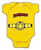 Hulkamania World Champ Costume Yellow Snapsuit