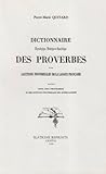 Image de Dictionnaire etymologique, historique et anecdotique des proverbes et des locutions proverbiales de