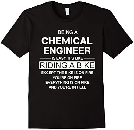 Mens Chemical Engineering Shirt - Chemical Engineer Tshirt Medium Black