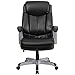 Flash Furniture HERCULES Series Big & Tall 500 lb. Rated Black LeatherSoft Executive Swivel Ergonomic Office Chair with Arms