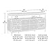Sauder Canal Street Entertainment Credenza, For TV's up to 60