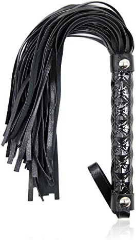 Floggers and Whips with Smooth Shining PU Leather Hande MSsmart(TM) Party Stage Kit