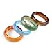 Nice Wholesale Mixed Lot 10x Fashion Lady Women Multicolour Jade Agate Ring Band