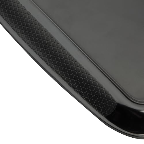 Cuisinart Grilling Prep & Serve Trays, 17x10.5 inch BBQ Tray Safe for Food Handling, 2 Dishwasher Safe Nesting Trays Black & Red, Perfect Grilling Accessories for Cooked & Raw Meat, Fits 6 Burgers