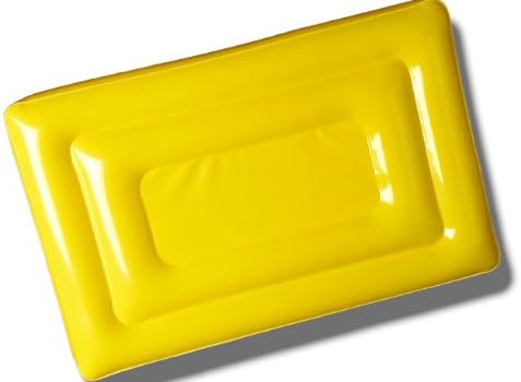 PocketSeat Inflatable Stadium Seat Cushion 9x13 Yellow