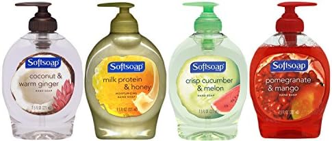 SoftSoap Liquid Moisturizing Hand Soap, Variety Pack, 7.5 Ounces each (pack of 4)