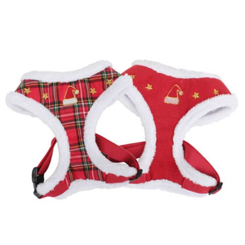 Puppia Santa Harness A, Large, Red, My Pet Supplies