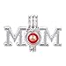 10pcs Silver MOM Mother's Day Pearl Cage Beads Cage Locket Pendant Jewelry Making-for Oyster Pearls, Essential Oil Diffuser, Fun Gifts (MOM)