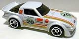 Hot Wheels Kroger's Exclusive Super Speeders Mazda RX-7 White #10/12
