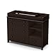 South Shore Convertible Changing Table with Storage Drawers and Removable Changing Station, Espresso
