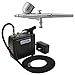 Master Airbrush Deluxe Face and Body Painting Kit with 8 Water-Based Airbrush Colors, 6 - 10ml Face Paint Colors, Brushes, Sponges and Aluminum Storage Case