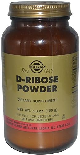 Best Solgar, D-Ribose Powder, 5.3 oz (150 g), Vitaminder, Power Shaker Bottle, 20 oz Bottle BUNDLE