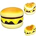 PURAMI Eric Jumbo Slow Rising Banana Hamburger Squishy Squeeze Toy for Collection Birthday Gift,Decorative Props