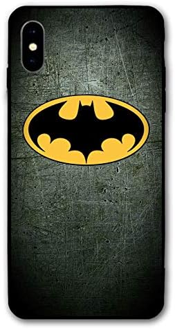 iPhone Xs Max Case 6.5",Comics Theme Design Full Body Protection Shockproof Cover Case (Bat-Man)