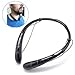 Bluetooth Headset Vproof 903 Wireless Neckband Headphones with Noise Isolating Sweatproof Stereo In-ear Sports Earbuds with Mic And Volume Control for Apple, Smartphone & Bluetooth Device (Black)
