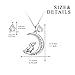 YFN Sterling Silver I Love You to the Moon and Back Dog House Moom Pendant Necklace 18