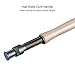 Piscifun 4-Piece 8-Feet 6-Inch/9-feet Graphite Fly Fishing Rod with Japanese 30-ton Toray Carbon Fiber Blanks and Chromed Stainless Steel Snake Guides