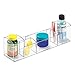 iDesign Med+ Plastic Bathroom Medicine Cabinet Organizers for Toothbrushes, Contact Lenses, Medical, Cosmetics, Makeup Brushes, Craft Supplies, Set of 3 Unique Pieces, Combo Pack 3 Count
